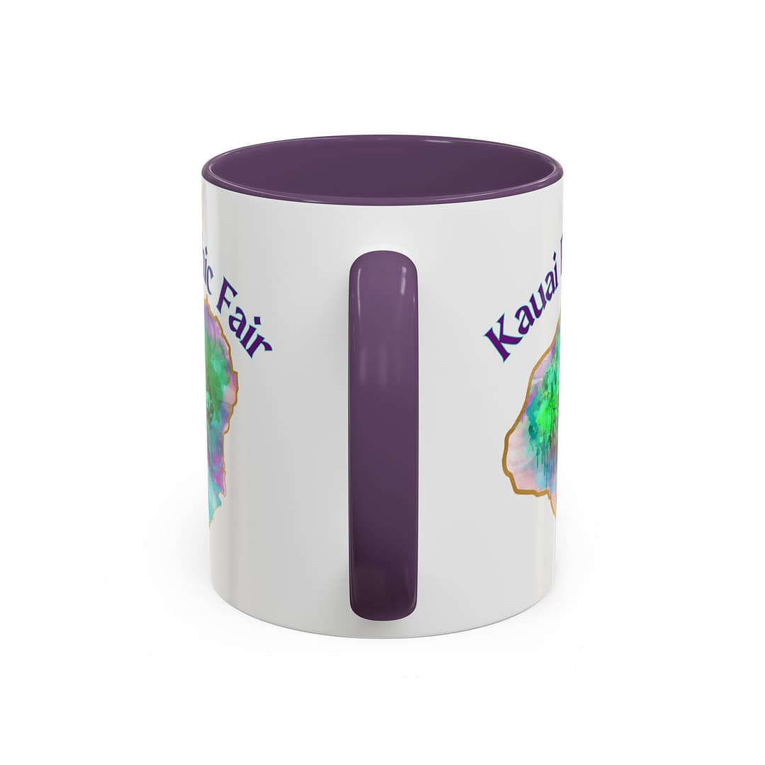 Kauai Psychic Fair Accent Coffee Mug – Mystic Tree Watercolor Design (11/15oz) - Image 36