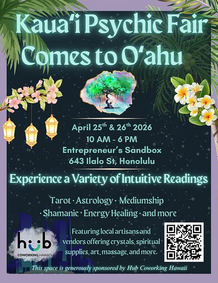 Oahu Kauai Psychic Fair (8.5 x 11 in)